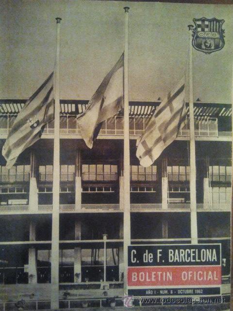 Sammelleidenschaft Sport: N&ordm; 8 C F BARCELONA BOLETIN OFICIAL 1962 BAR&Ccedil;A