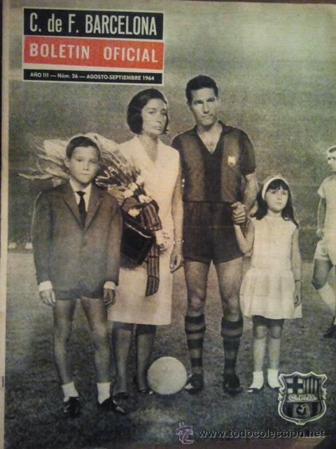Sammelleidenschaft Sport: N&ordm; 26 C F BARCELONA BOLETIN OFICIAL 1964 BAR&Ccedil;A