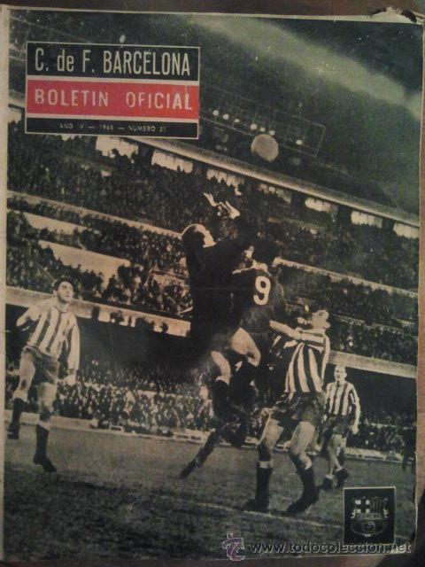 Sammelleidenschaft Sport: N&ordm; 31 C DE F BARCELONA BOLETIN OFICIAL 1965 BAR&Ccedil;A