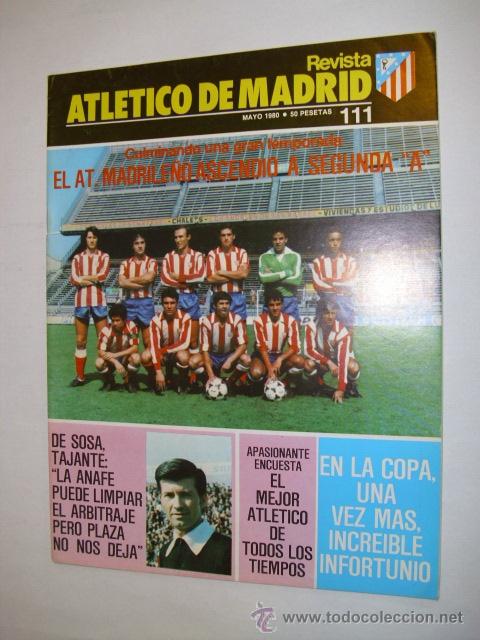 Sports collectibles: REVISTA OFICIAL ATLETICO DE MADRID N&ordm;112 JUNIO 1980 -   -