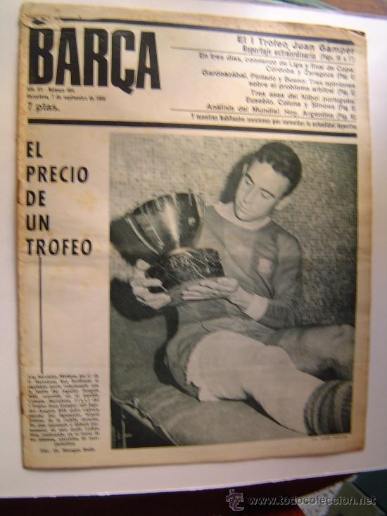 Periodico  BAR&Ccedil;A . 1966.