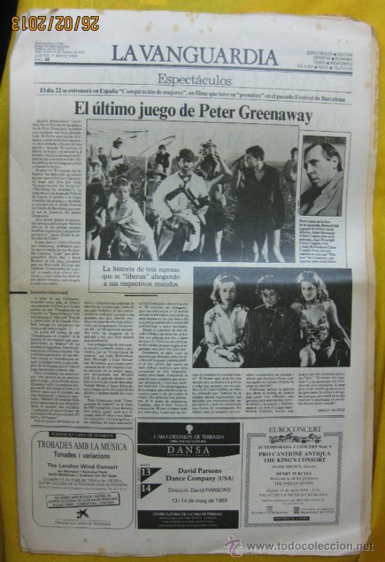 Sammelleidenschaft Sport: RECOPA EUROPEA. 11-05-1989. EL FC BARCELONA CONQUISTA SU 3&ordf; RECOPA. LA VANGUARDIA.