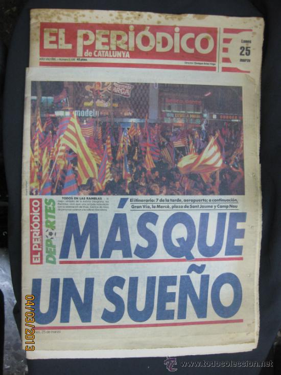 Collezionismo sportivo: LA LIGA. 25 MARZO 1985. C.F.BARCELONA.BAR&Ccedil;A, MAS QE UN SUE&Ntilde;O. SUPLEMENTO EL PERIODICO.