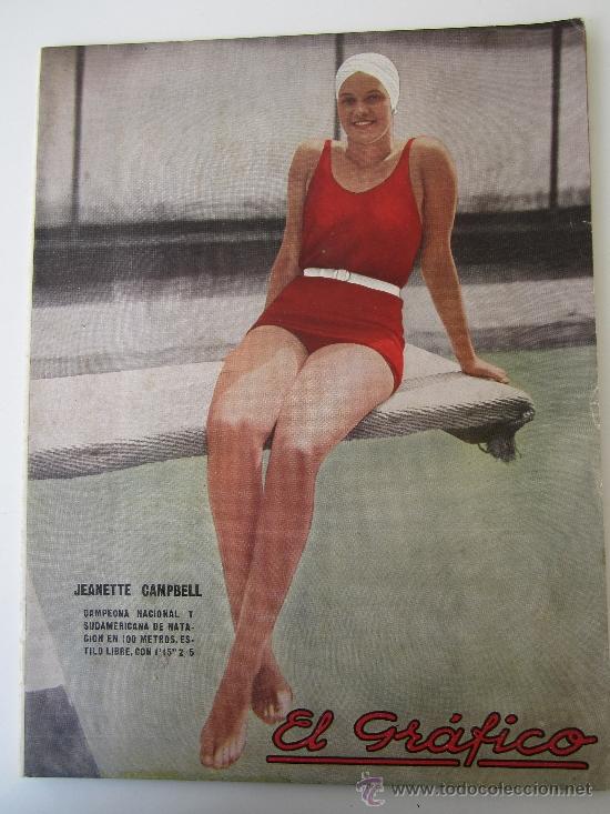 Collezionismo sportivo: el grafico, deporte en general - futbol natacion tenis coches balon cesto etc- argentina 1934