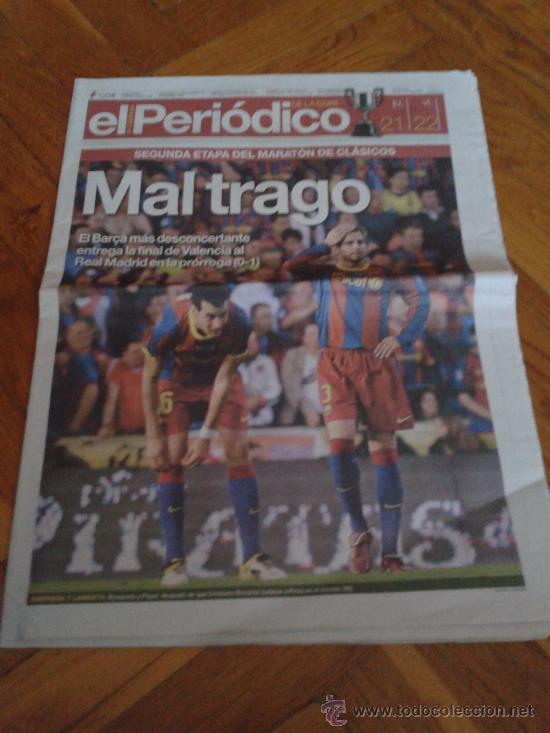 Coleccionismo deportivo: Peri&oacute;dico Catalunya suplemento final Copa del Rey 2011 Real Madrid 1 Bar&ccedil;a 0 gol Cristiano Ronaldo