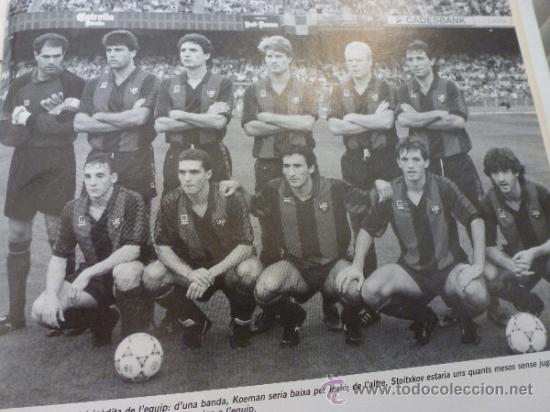 Collezionismo sportivo: FOTO LAUDRUP ALINEACI&Oacute;N BAR&Ccedil;A(427)-14X 20CM.