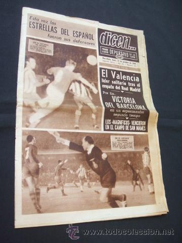 Sports collectibles: DICEN - EL VALENCIA LIDER EN SOLITARIO - N&ordm; 541 - 31 OCTUBRE 1966 -