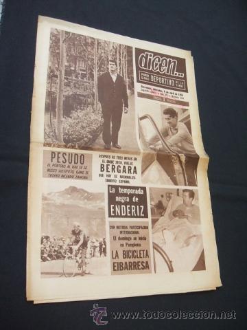 Sports collectibles: DICEN - PESUDO, GANO EL TROFEO ZAMORA - N&ordm; 364 - 6 ABRIL 1966 -