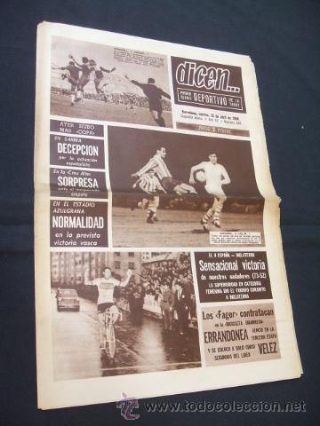 Sports collectibles: DICEN - EN SARRIA, DECEPCION POR LA ACTUACION ESPA&Ntilde;OLISTA - N&ordm; 368 - 12 ABRIL 1966 -