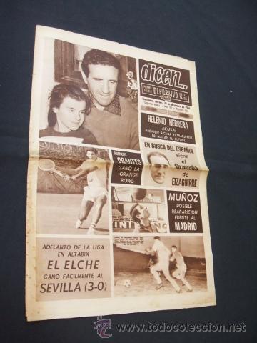Sports collectibles: DICEN - H.H., PROHIBIR FICHAR EXTRANJEROS ES MATAR EL FUTBOL - N&ordm; 592 - 30 DICIEMBRE 1966 -