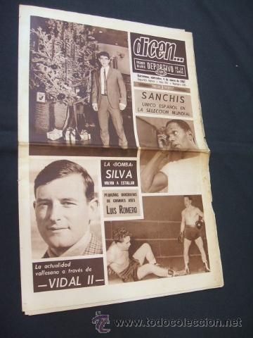Sports collectibles: DICEN - SANCHIS, UNICO ESPA&Ntilde;OL EN LA SELECCION MUNDIAL - N&ordm; 596 - 4 ENERO 1967 -