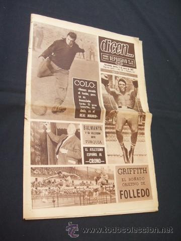 Sports collectibles: DICEN - BALMANYA Y SU SELECCION ANTE TURQUIA - N&ordm; 597 - 5 ENERO 1967 -