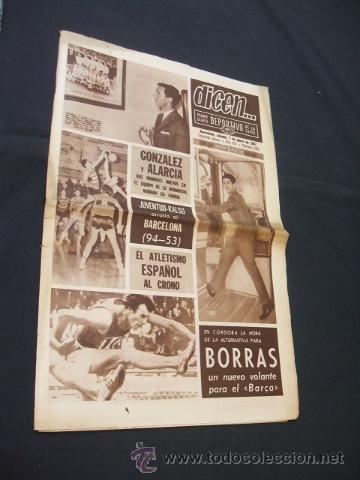 Sports collectibles: DICEN - EN CORDOBA LA HORA DE LA ALTERNATIVA PARA BORRAS - N&ordm; 599 - 7 ENERO 1967 -