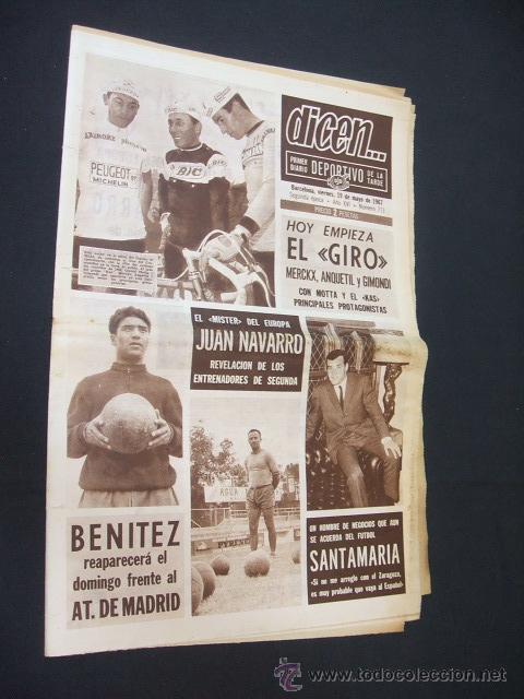 Sports collectibles: DICEN - HOY EMPIEZA EL GIRO  - N&ordm; 711 - 19 MAYO 1967 -
