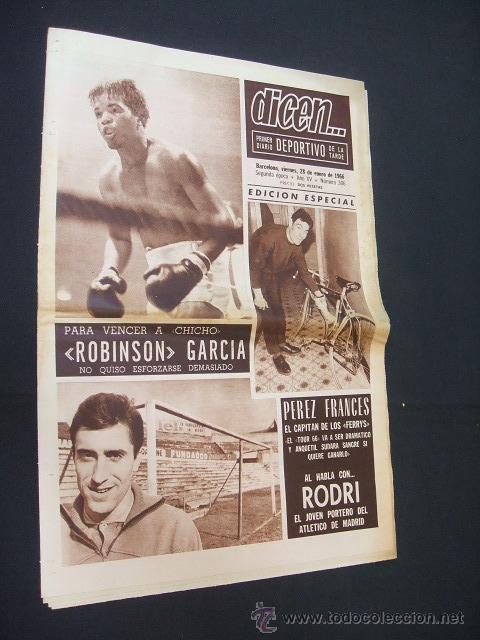 Sports collectibles: DICEN - AL HABLA CON RODRI, EL JOVEN PORTERO DEL AT. MADRID - N&ordm; 306 - 28 ENERO 1966 -