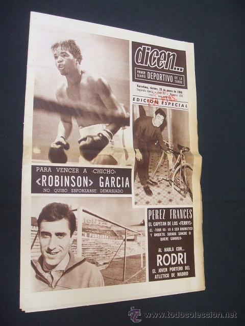 Sports collectibles: DICEN - AL HABLA CON RODRI, EL JOVEN PORTERO DEL AT. MADRID - N&ordm; 306 - 28 ENERO 1966 -