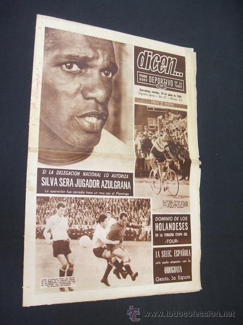 Sports collectibles: DICEN - LA SELECCION ESPA&Ntilde;OLA SOLO PUDO EMPATAR CON LA URUGUAYA - N&ordm; 431 - 24 JUNIO 1966 -