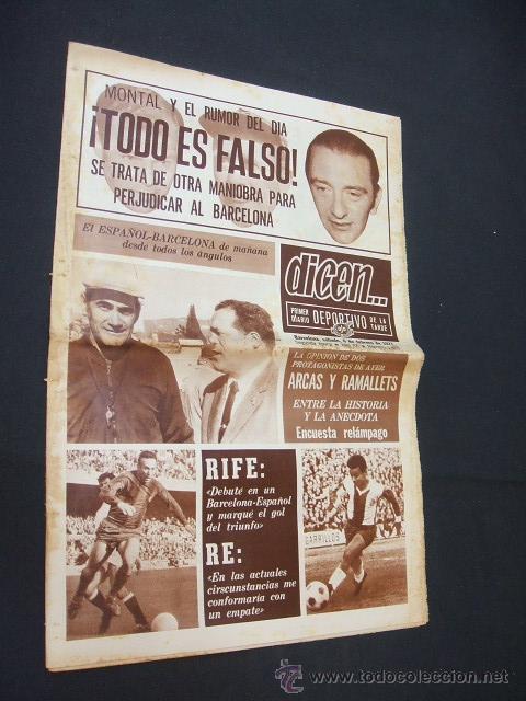 Sports collectibles: DICEN - ARCAS Y RAMALLETS ENTRE LA HISTORIA Y LA ANECDOTA - N&ordm; 1869 - 6 FEBRERO 1971 -