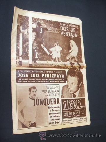 Sports collectibles: DICEN - AYER EN EL NOU CAMP: BARCELONA 3 VASAS DE BUDAPEST 1 - N&ordm; 3360 - 27 NOVIEMBRE 1975 -