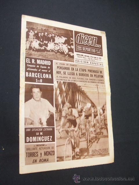 Sports collectibles: DICEN - EL R. MADRID CAMPEON DE ESPA&Ntilde;A DE AFICIONADOS - N&ordm; 125 - 30 JUNIO 1965 -
