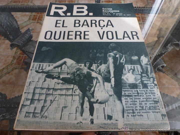 Coleccionismo deportivo: R.B.-REV. BARCELONISTA N&ordm; 642(21-7-1977)-PRESENTACI&Oacute;N ENTRENAMIENTO-FOTOS