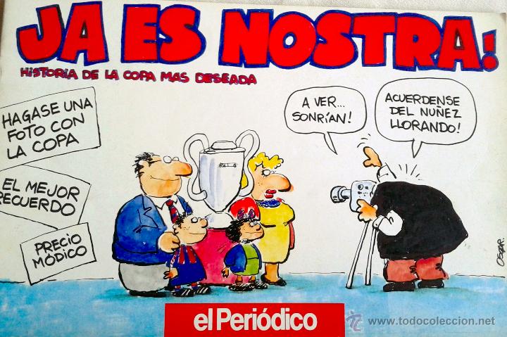 Sports collectibles: LIBRO COMI&Ccedil; DEL BAR&Ccedil;A DE ! JA  ES NOSTRA.. DEL PERIODICO -
