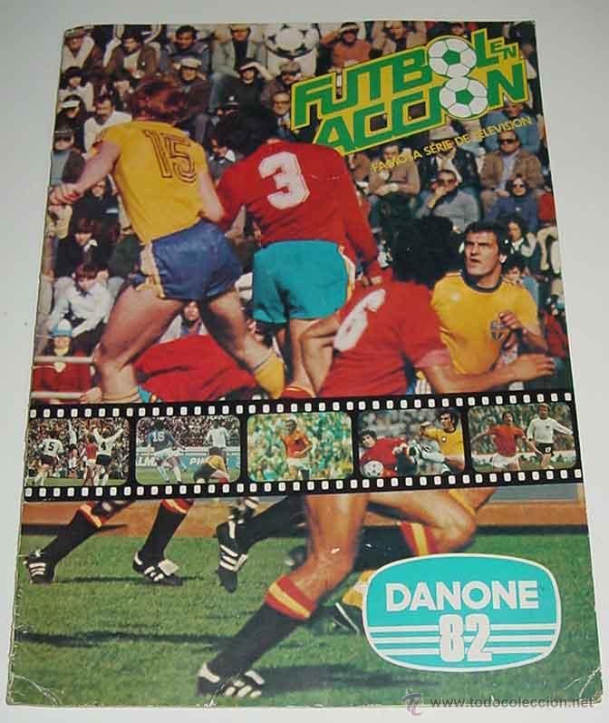 Sports collectibles: ALBUM CROMOS FUTBOL EN ACCION DANONE 82 - COLECCION DE 96 CROMOS y le faltan 23 cromos.