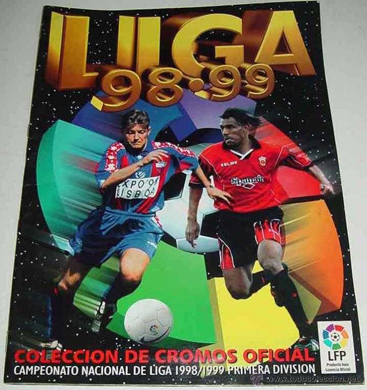 Sports collectibles: ANTIGUO ALBUM DE FUTBOL EDICIONES ESTE - LIGA 1998 / 1999 - INCOMPLETO, CONTIENE 117 CROMOS.