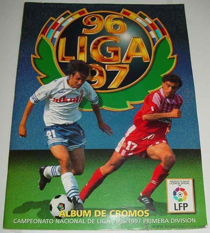 Sammelleidenschaft Sport: ANTIGUO ALBUM DE CROMOS FUTBOL LIGA 96 97 - EDICIONES ESTE - CONTIENE MUCHOS CROMOS DOBLES, LE FALTA