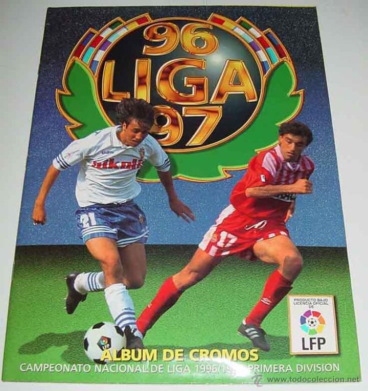 Sports collectibles: ANTIGUO ALBUM DE CROMOS FUTBOL LIGA 96 97 - EDICIONES ESTE - CONTIENE 140 CROMOS + 13 FICHAJES.