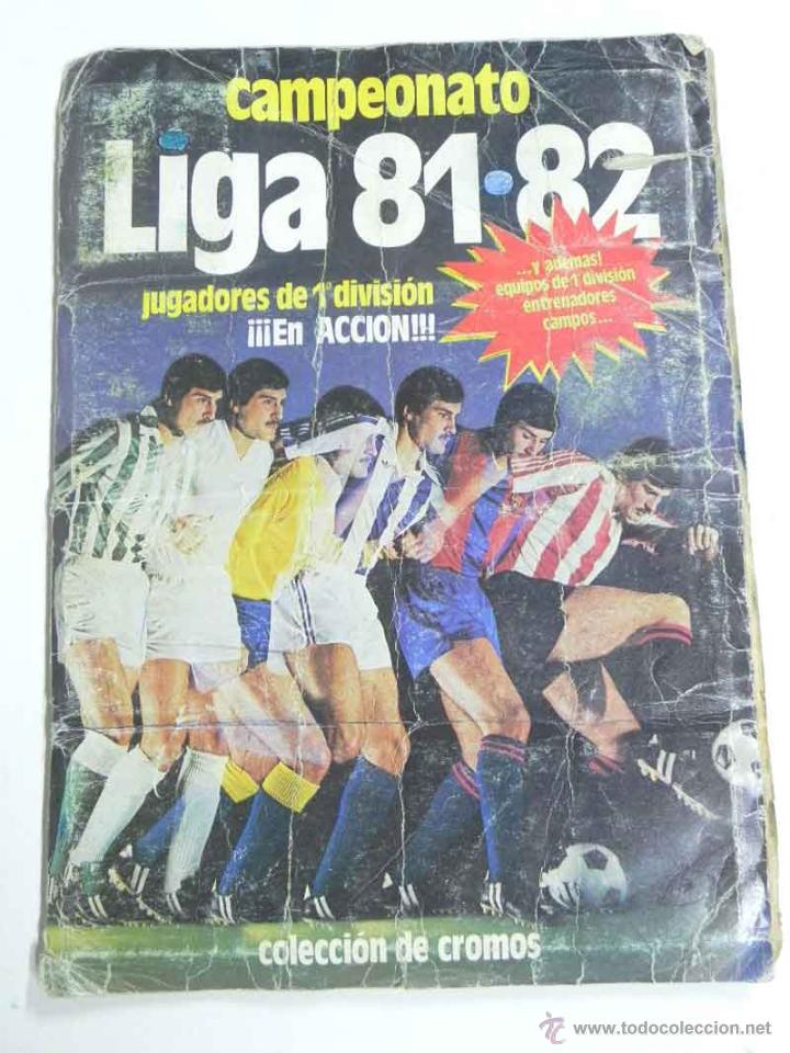 Sports collectibles: Album de Futbol Campeonato de Liga 81 82 de la Ediciones ESTE . Album completo con 340 cromos, solo