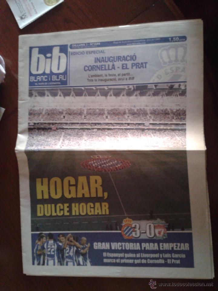 Coleccionismo deportivo: Blanc i blau inauguraci&oacute;n estadio Cornell&agrave; - El Prat RCD Espanyol R.C.D Espa&ntilde;ol Liga espa&ntilde;ola f&uacute;tbol