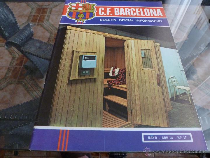 Coleccionismo deportivo: BOLETIN F.C.BARCELONA A&Ntilde;O III N&ordm;:17(5-1972)-LIGA Y MUERTE DE PEPE SAMITIER-FOTOS
