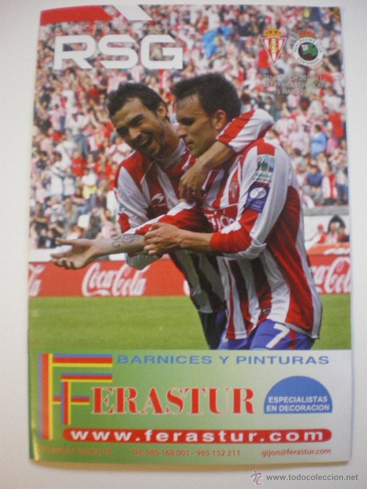 Collezionismo sportivo: Real Sporting de Gij&oacute;n - Racing de santander - Revista oficial RSG - N&ordm; 38 - 15/05/2011-P. N. Novo