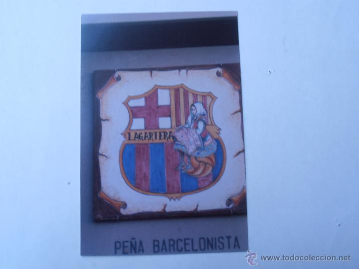 Coleccionismo deportivo: Foto de la Pe&ntilde;a Barcelonista Lagartera