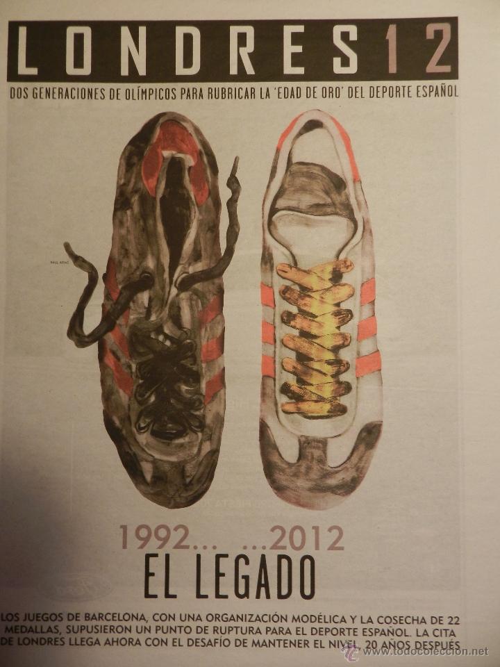 Coleccionismo deportivo: SUPLEMENTO ESPECIAL DIARIO EL MUNDO - JUEGOS OLIMPICOS LONDRES 2012 - JJOO LONDON 12