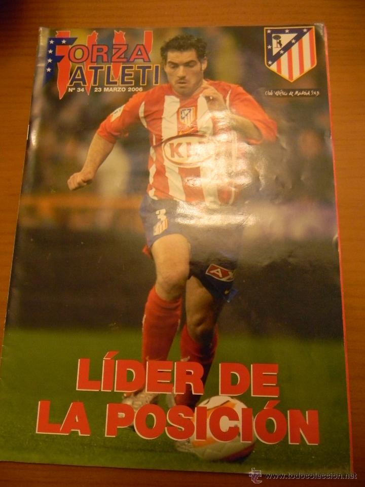 Coleccionismo deportivo: REVISTA FORZA  ATLETI N&ordm; 34 MARZO DE 2006