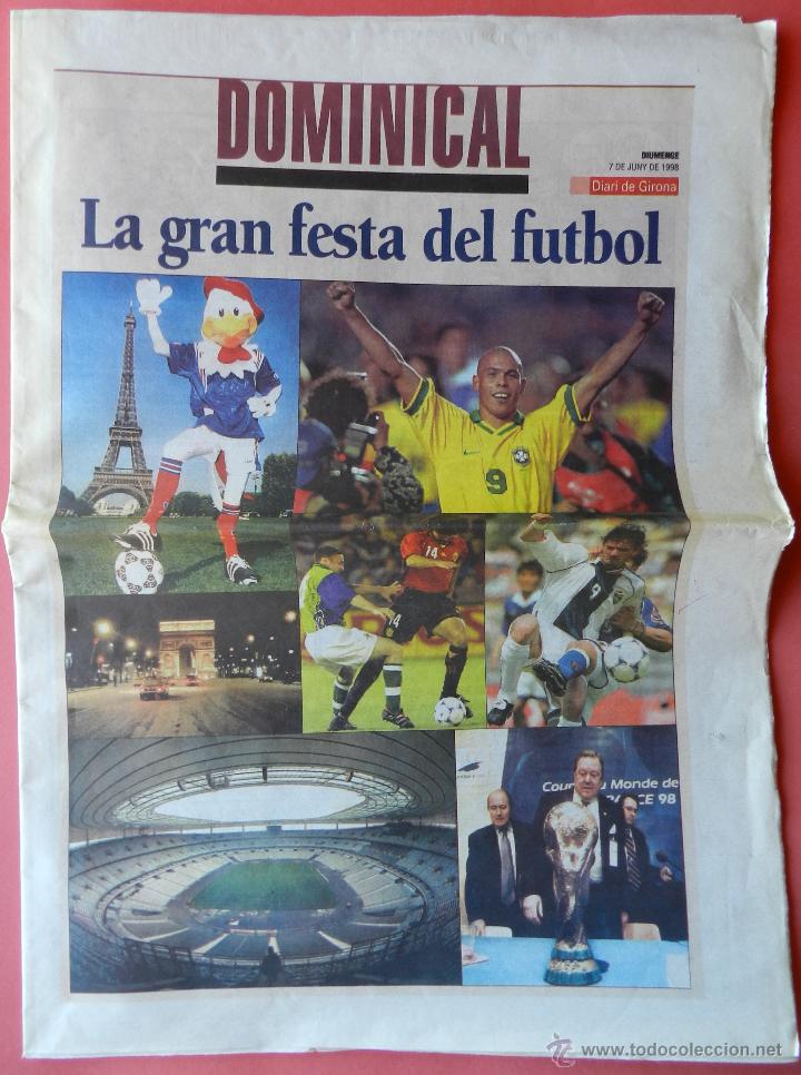 Coleccionismo deportivo: REVISTA EXTRA DIARI DE GIRONA GUIA MUNDIAL FRANCIA 98 - SUPLEMENTO ESPECIAL FUTBOL FRANCE 1998