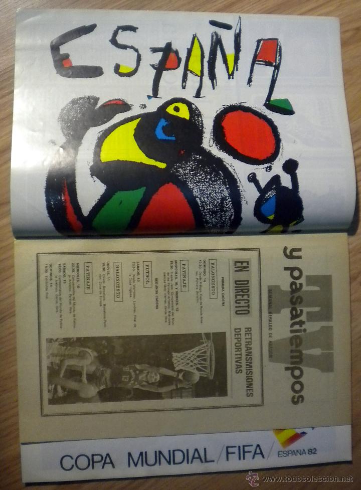 Coleccionismo deportivo: REVISTA MUNDIAL FUTBOL ESPA&Ntilde;A 82 FIFA WORLD CUP SPAIN 1982 POSTER CARTEL OFICIAL
