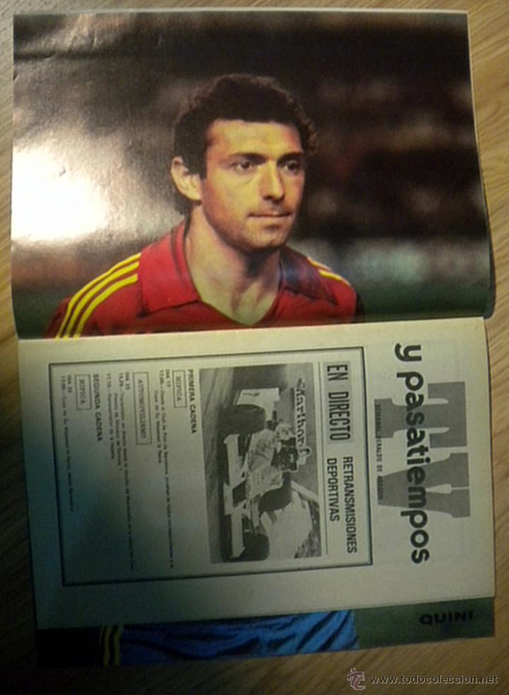 Coleccionismo deportivo: REVISTA MUNDIAL FUTBOL ESPA&Ntilde;A 82 FIFA WORLD CUP SPAIN 1982 POSTER QUINI