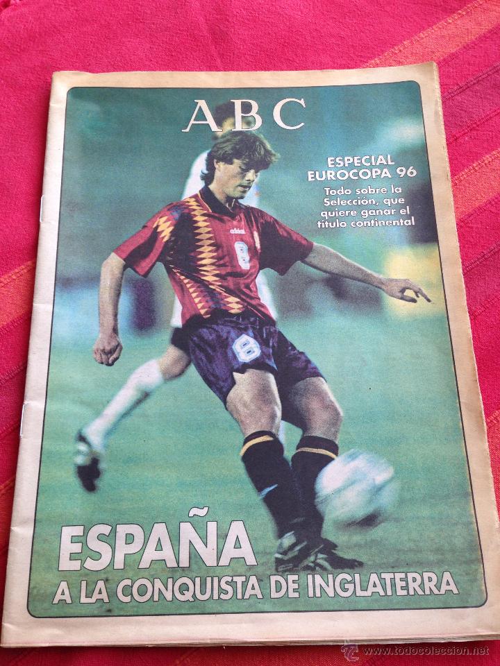 Coleccionismo deportivo: PERIODICO ABC SUPLEMENTO EUROCOPA 96 1996 INGLATERRA SELECCION ESPA&Ntilde;OLA ESPA&Ntilde;A FUTBOL