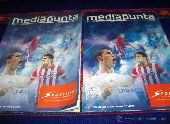 Collezionismo sportivo: MEDIAPUNTA EUROPA SEMIFINAL ATL&Eacute;TICO MADRID CHELSEA Y REAL MADRID BAYERN MUNICH. 22/3-4-2014.