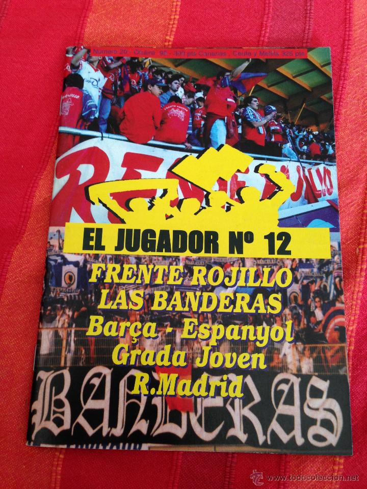 Coleccionismo deportivo: REVISTA FANZINE HOOLIGANS EL JUGADOR N&ordm; 12 FRENTE ROJILLO BARCELONA ESPANYOL REAL MADRID