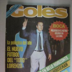Coleccionismo deportivo: REVISTA ARGENTINA GOLES .FUTBOL. AÑO 1978. NUM. 1554. PASSARELLA, BOCA Y RIVER SU HISTORIA, 