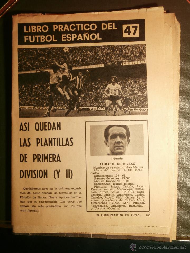 Sammelleidenschaft Sport: Libro Pr&aacute;ctico del futbol Espa&ntilde;ol - Entrega n&ordm; 47 -