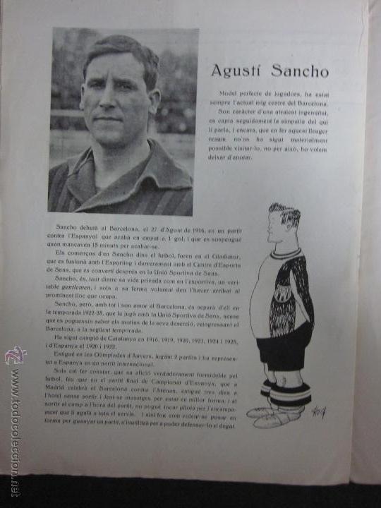 Coleccionismo deportivo: JOVENTUT CATALANA- NUMERO DE HOMENAJE AL F.C.BARCELONA- 1925- VER FOTOS Y MEDIDAS- (CD-394) - Foto 10 - 43694323