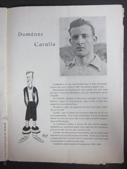 Coleccionismo deportivo: JOVENTUT CATALANA- NUMERO DE HOMENAJE AL F.C.BARCELONA- 1925- VER FOTOS Y MEDIDAS- (CD-394) - Foto 11 - 43694323
