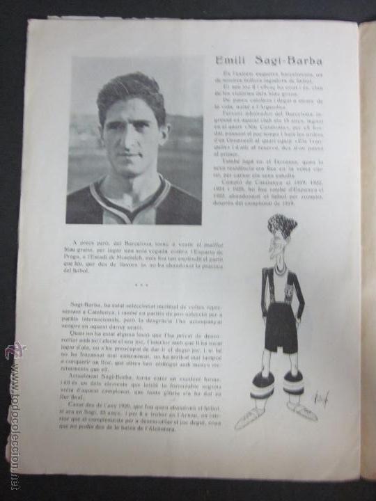 Coleccionismo deportivo: JOVENTUT CATALANA- NUMERO DE HOMENAJE AL F.C.BARCELONA- 1925- VER FOTOS Y MEDIDAS- (CD-394) - Foto 16 - 43694323