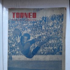 Collectionnisme sportif: REVISTA FUTBOL, TORNEO, VALENCIA Nº 16 , 5 7 1944 , PORTADA ORENCIO ZARAGOZA , ORIGINAL. Lote 43733683