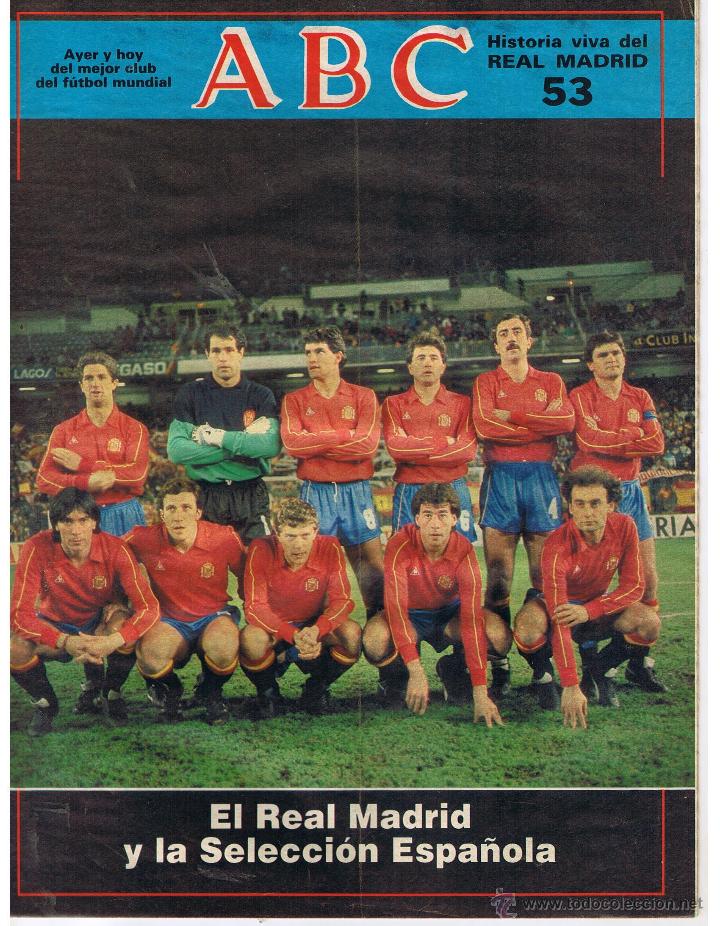 Coleccionismo deportivo: HISTORIA VIVA DEL REAL MADRID. FASCICULO ABC N&ordm; 53. (ST/B8)